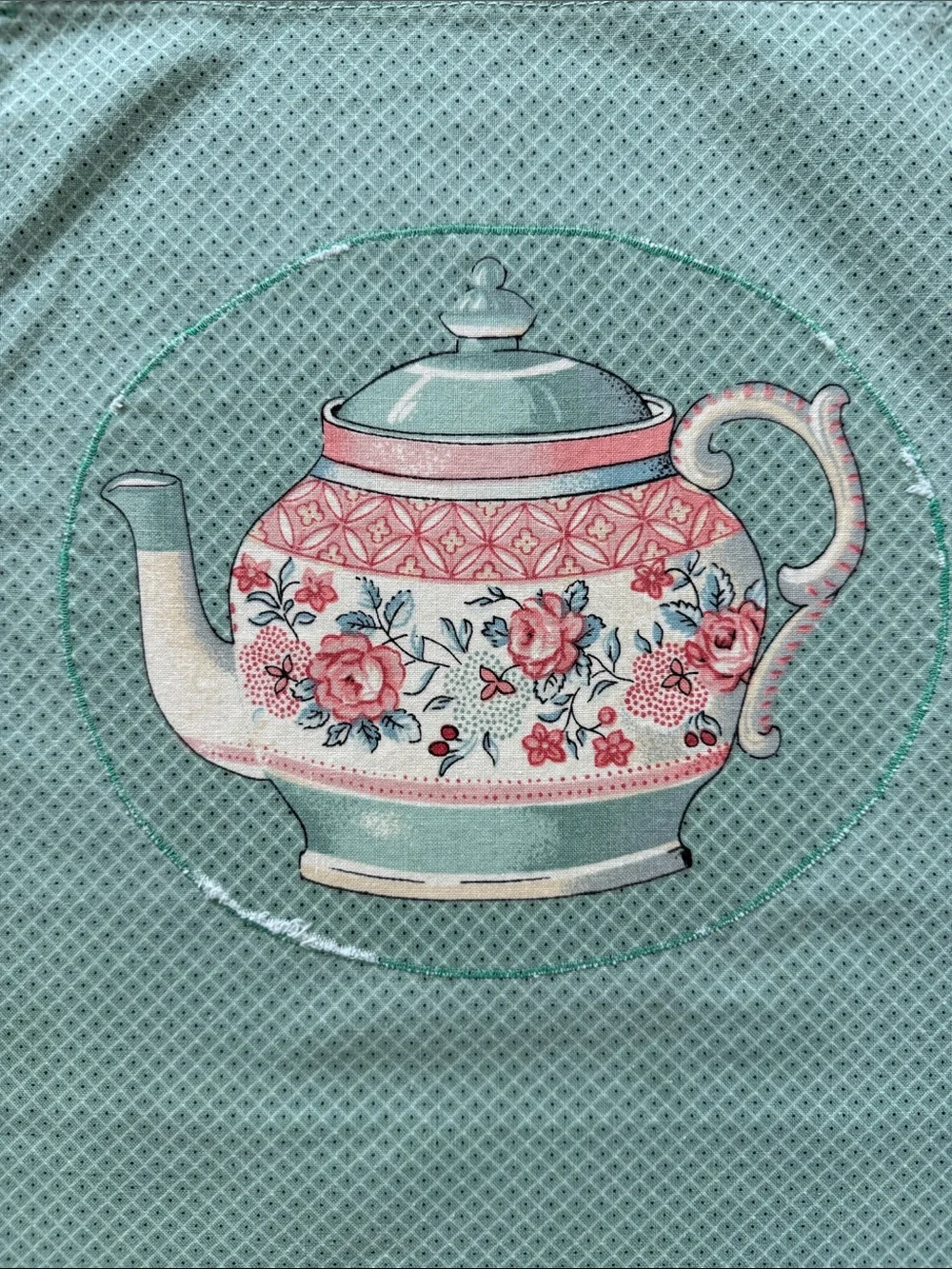 Vintage apron featuring
